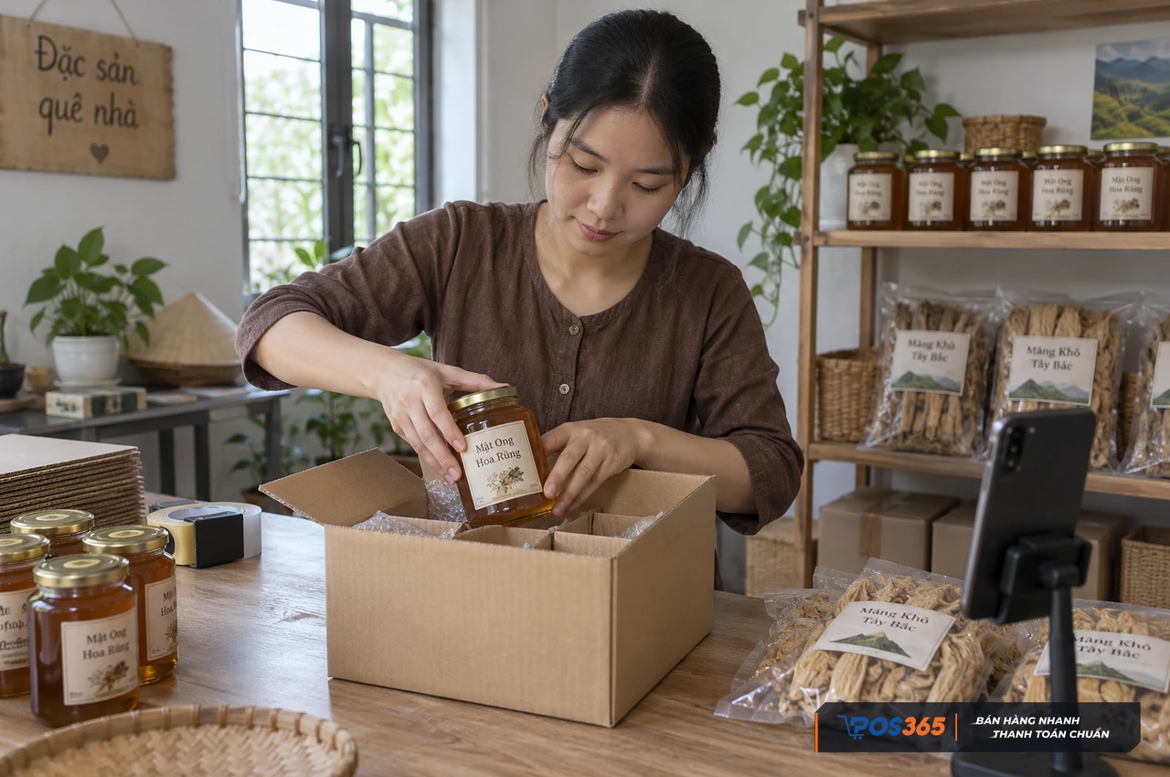 Đưa đặc sản địa phương đến khách hàng qua kênh online