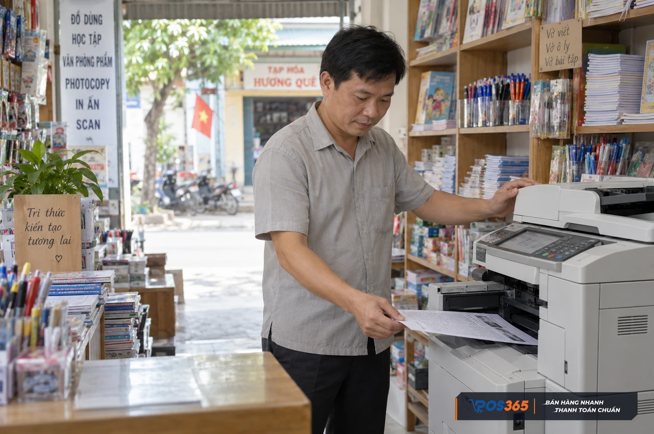 Kinh doanh văn phòng phẩm và dịch vụ photocopy