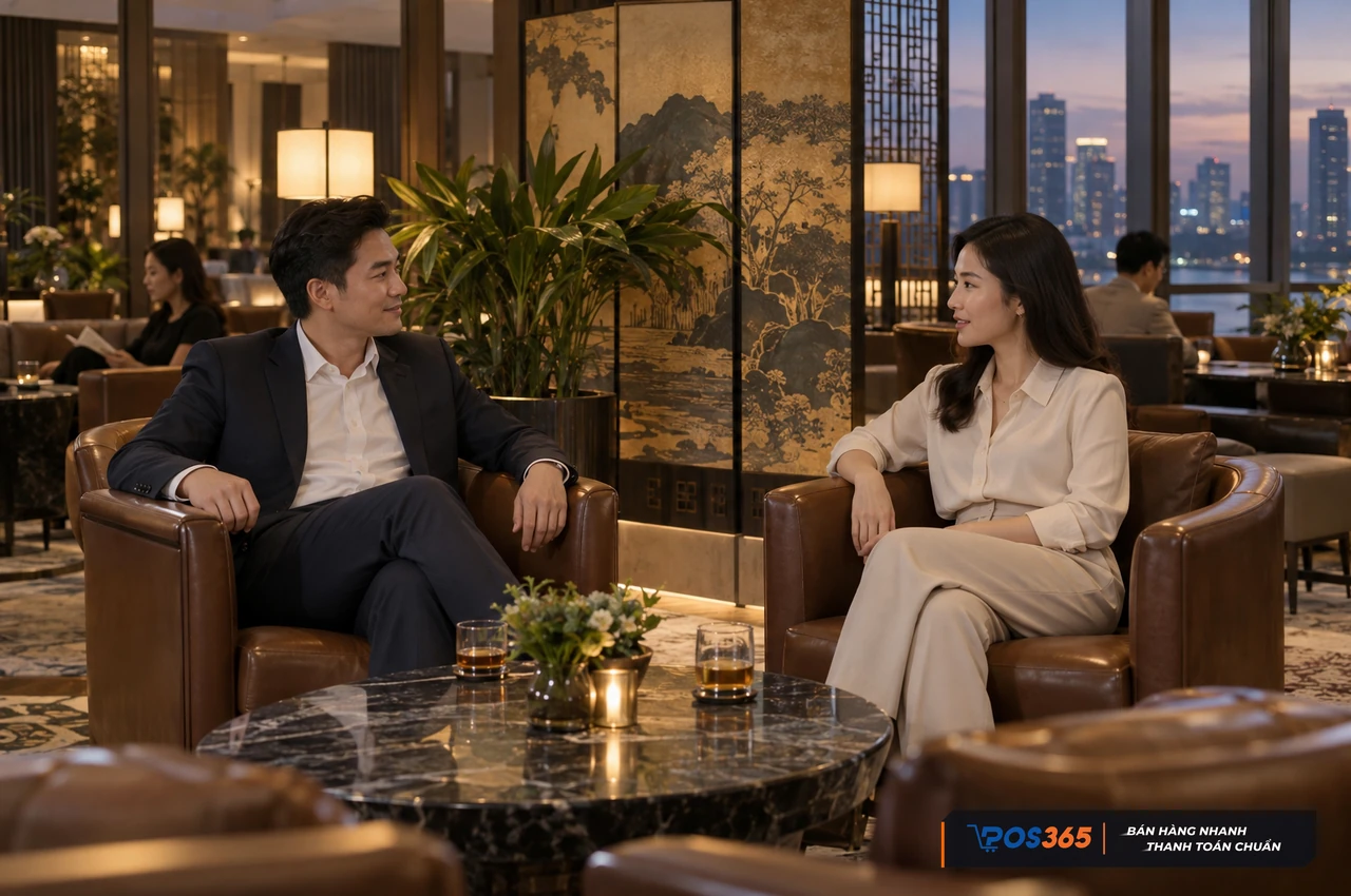Lounge chú trọng sự riêng tư và nội thất sang trọng