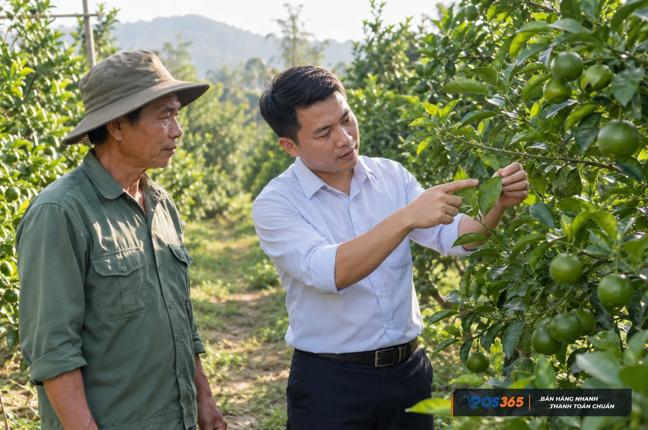 Tư vấn kỹ thuật đồng ruộng cho bà con nông dân