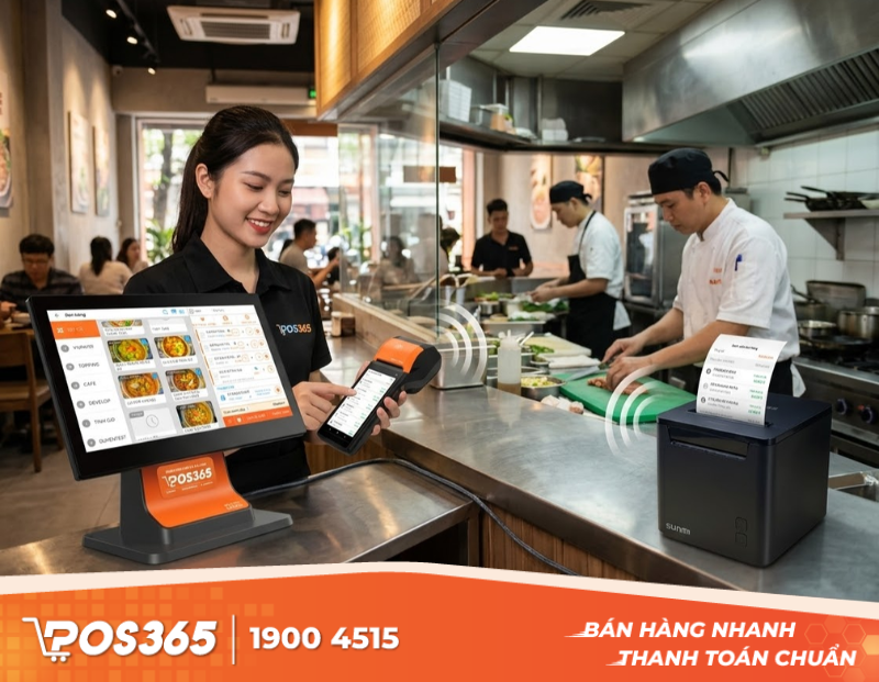 Chuyển báo xuống bếp tức thì mà không cần di chuyển
