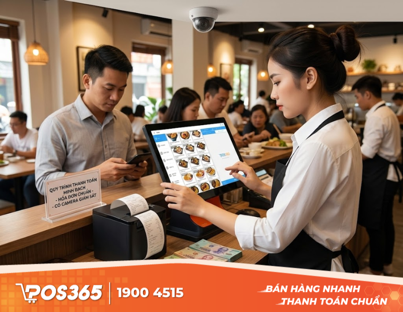 Cách ngăn chặn triệt để gian lận hủy bill, sửa giá bán tại quầy thu ngân