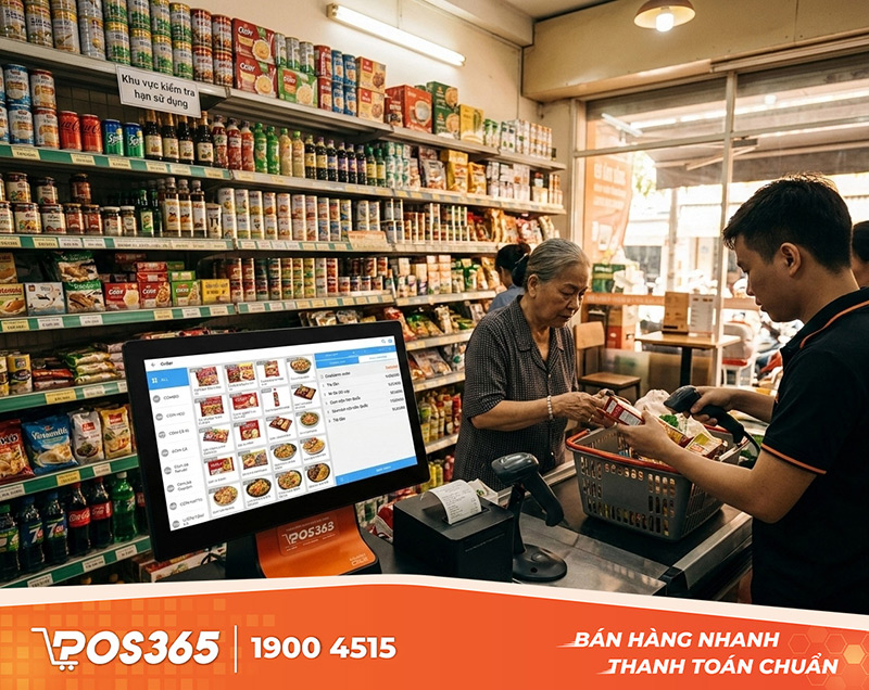 Tại sao cửa hàng tạp hóa không thể dùng chung phần mềm với mô hình khác?