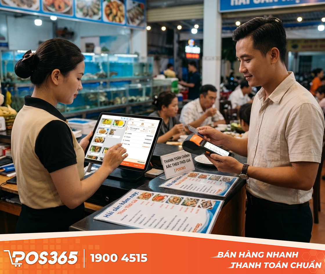 Quản lý nhà hàng hải sản: Cách tính tiền theo thời giá không lo thất thoát