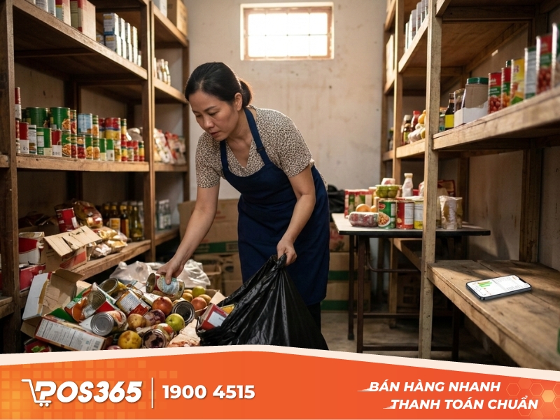 Dọn dẹp h&agrave;ng hỏng vứt đi nhưng qu&ecirc;n 