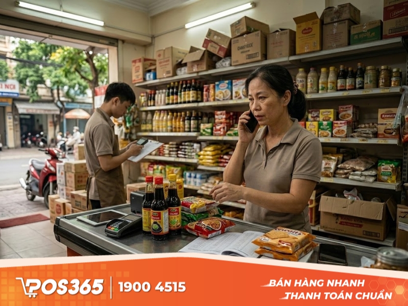 Chủ cửa hàng không theo dõi lịch kiểm