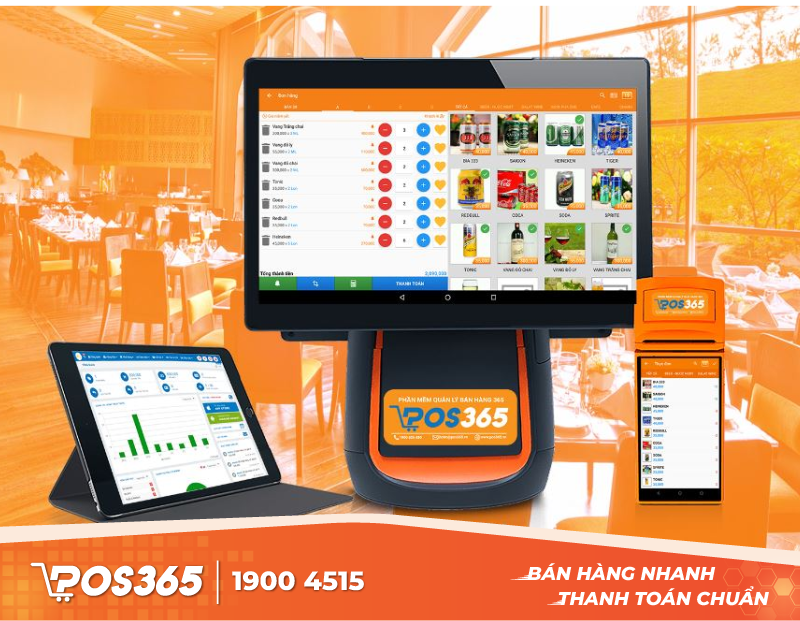 Giải pháp combo phần cứng & phần mềm POS365 chuyên dụng