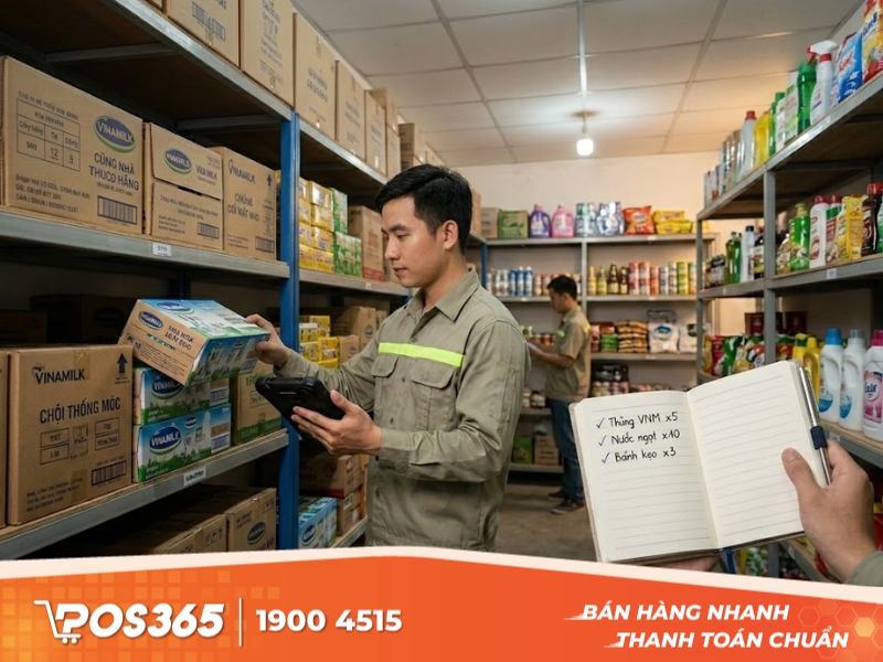 Một c&aacute;ch phổ biến hiện nay: ghi nhận xuất kho ngay khi lấy h&agrave;ng