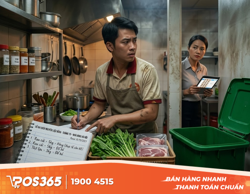 Khai khống nguyên liệu hỏng, đổ bỏ