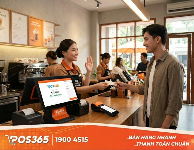 Thực hiện thanh to&aacute;n nhanh gọn v&agrave; tiễn kh&aacute;ch