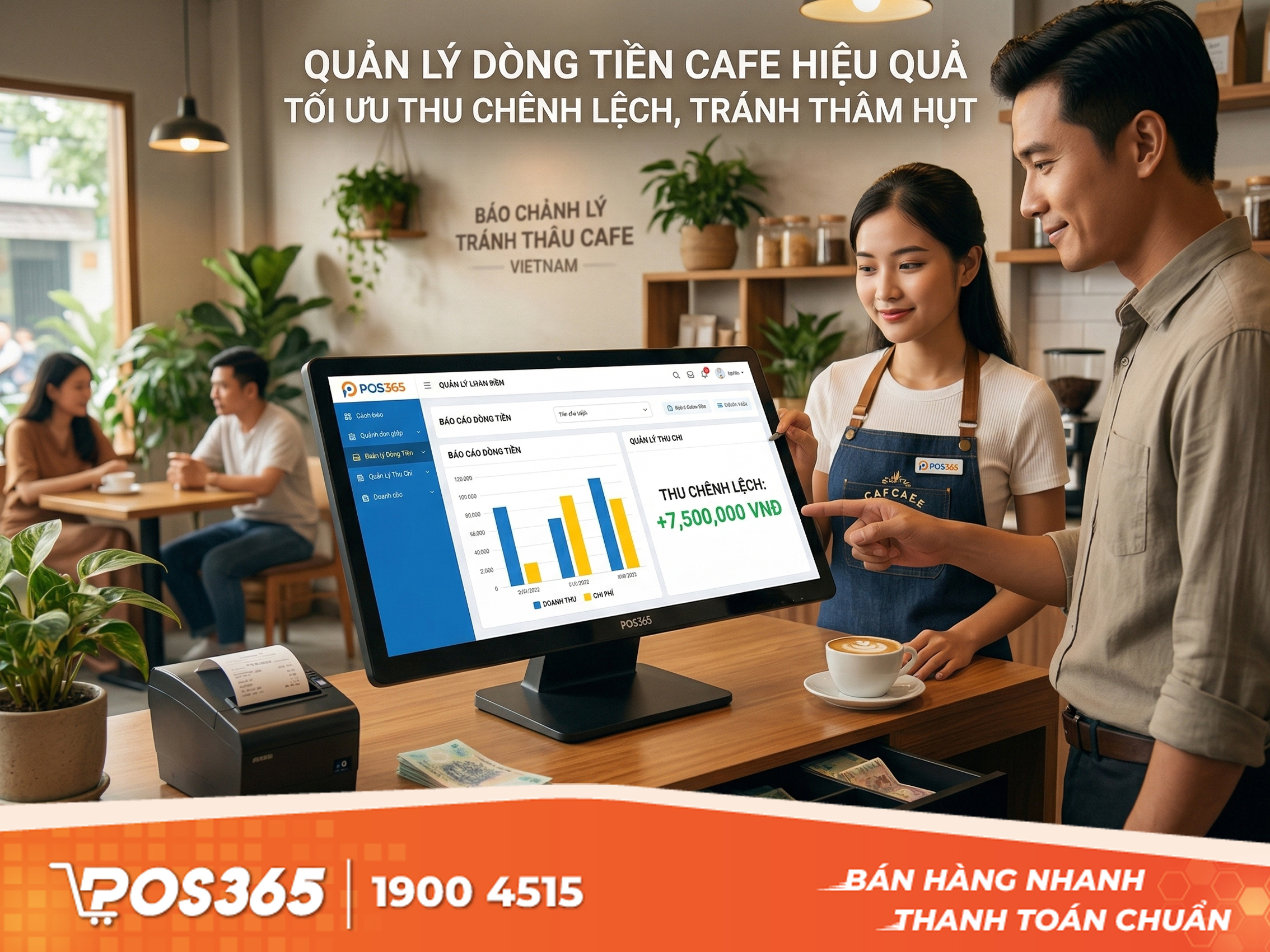 Quản lý dòng tiền quán cafe: Làm sao để thu chênh lệch không bị thâm hụt?
