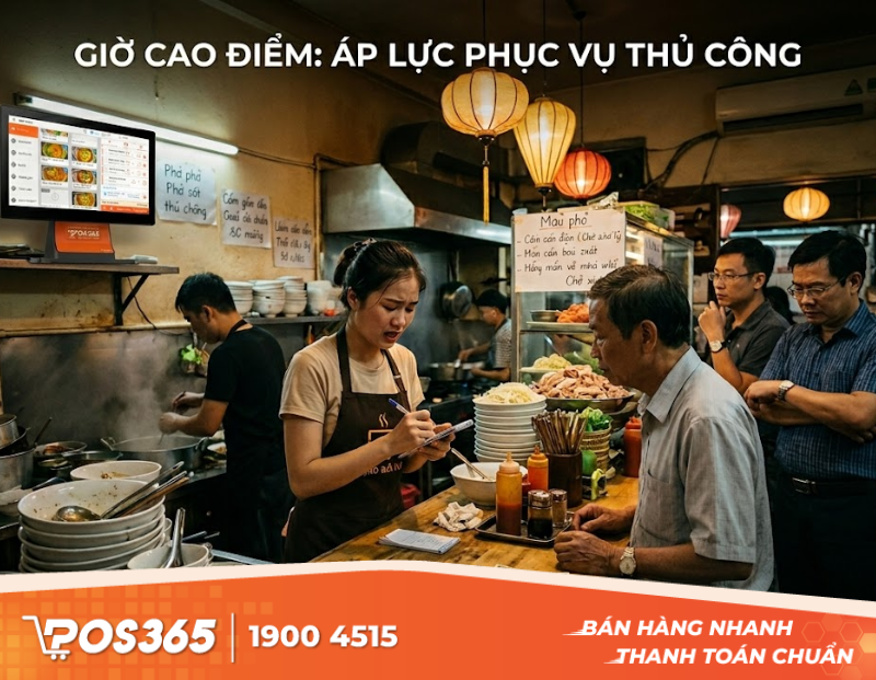 Nỗi ám ảnh giờ cao điểm: Khách đông nhưng phục vụ không xuể
