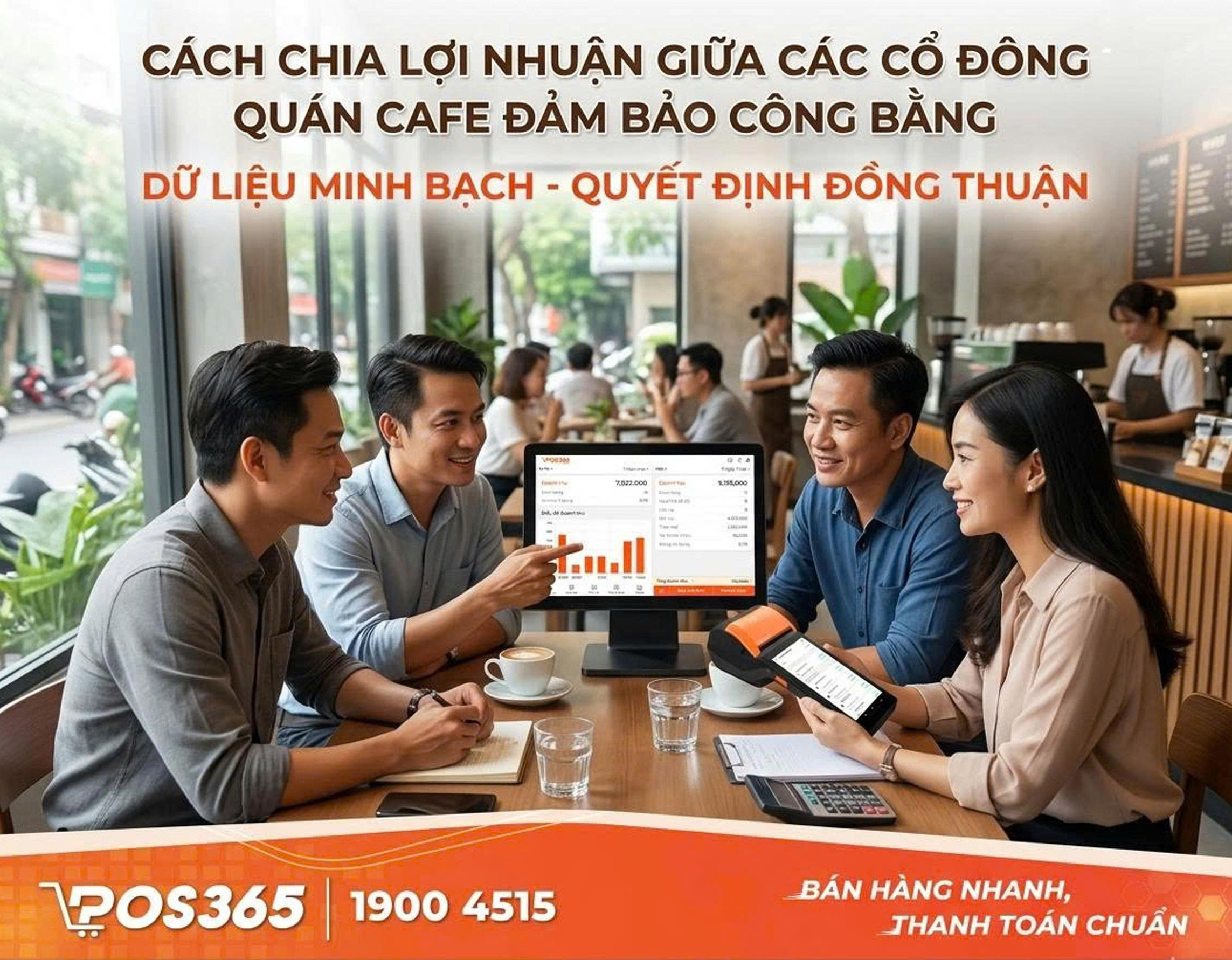 Cách chia lợi nhuận giữa các cổ đông quán cafe đảm bảo công bằng
