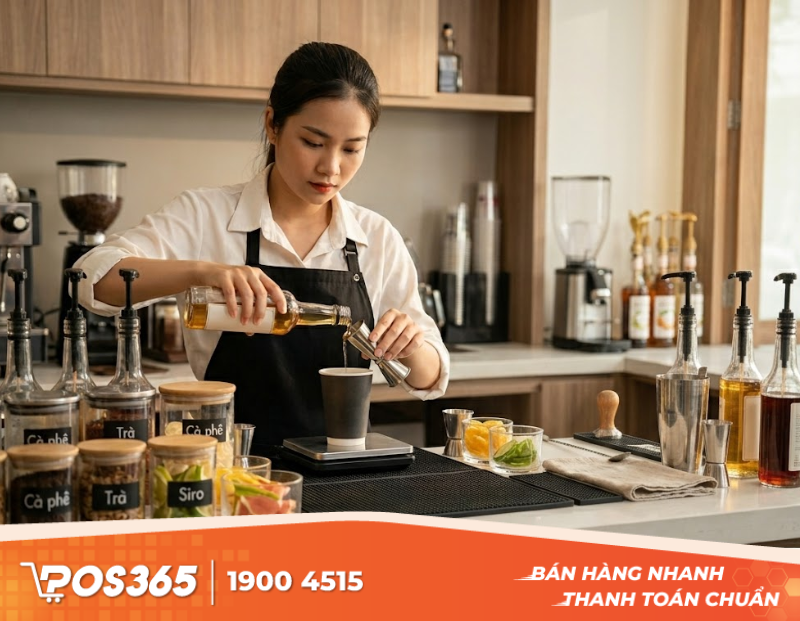 Cách định lượng công thức pha chế chuẩn, ngăn chặn hao hụt nguyên liệu