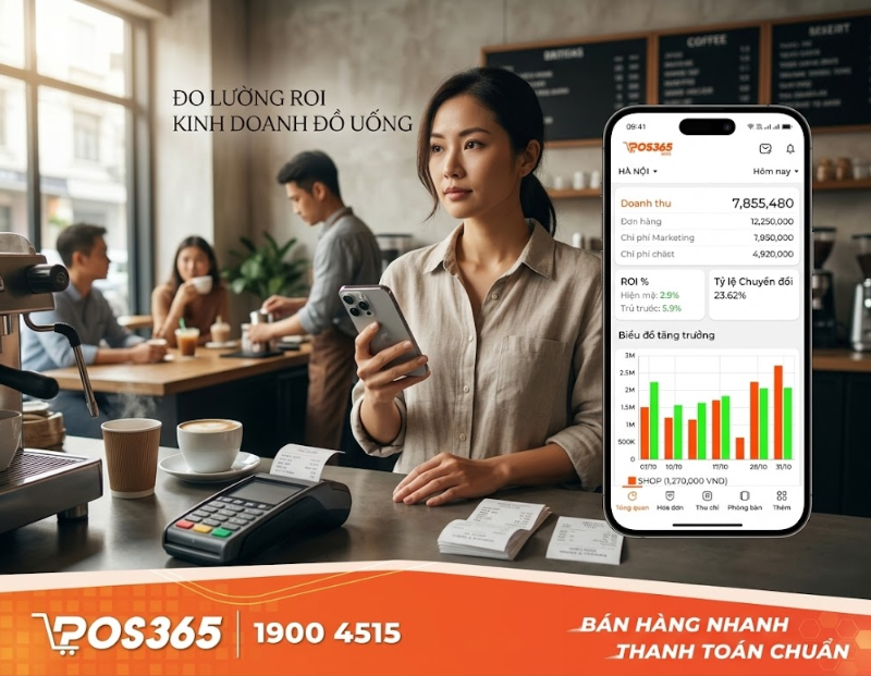 ROI trong kinh doanh đồ uống là gì? Lợi ích khi biết tính ROI