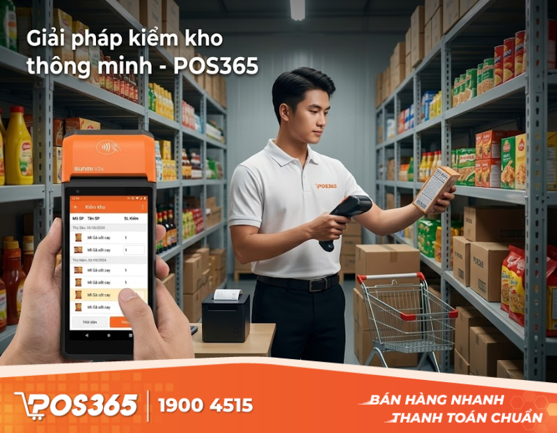 Giải quyết bài toán kiểm kho dễ dàng hơn với POS365