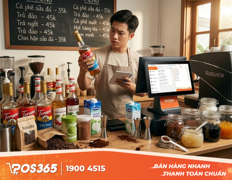 Tại sao đặc thù nguyên liệu quán cafe lại khó kiểm đếm?