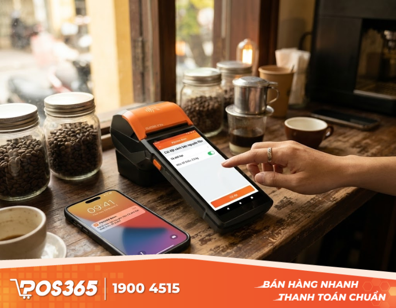 Cài đặt cảnh báo cạn kiệt nguyên liệu tự động trên điện thoại