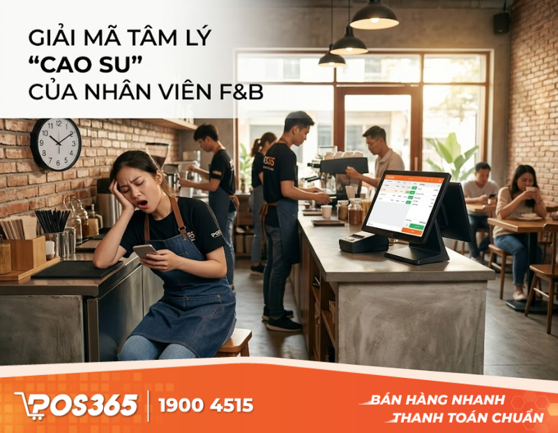 Giải mã tâm lý chuyên Cao Su của nhân viên F&B