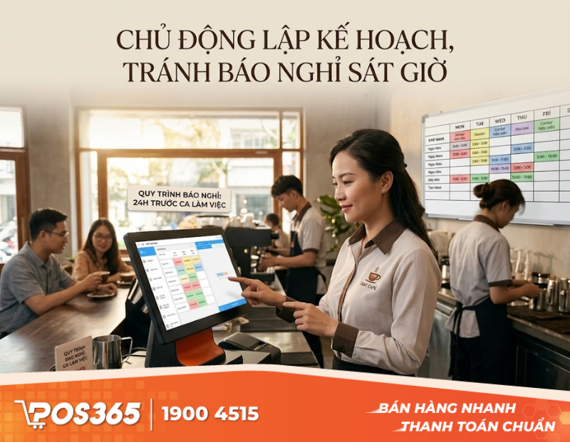 Tuyệt chiêu ngăn chặn tình trạng báo nghỉ sát giờ nhận ca