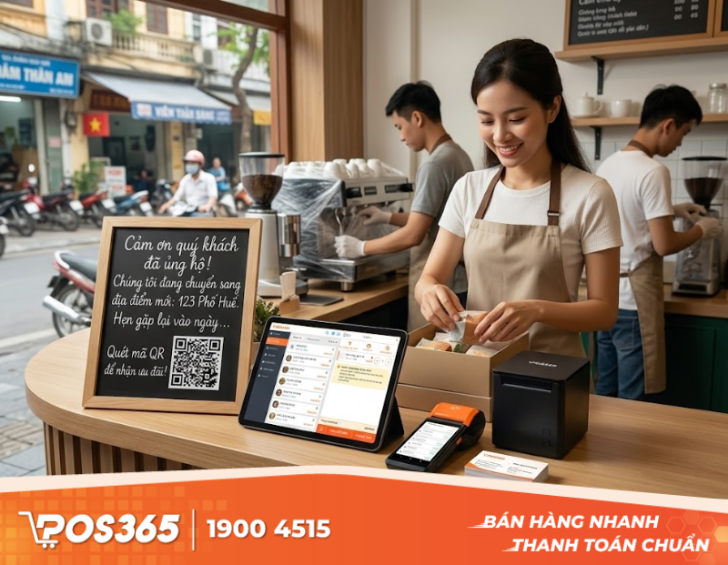 Di dời qu&aacute;n sang địa điểm mới m&agrave; kh&ocirc;ng lo mất kh&aacute;ch