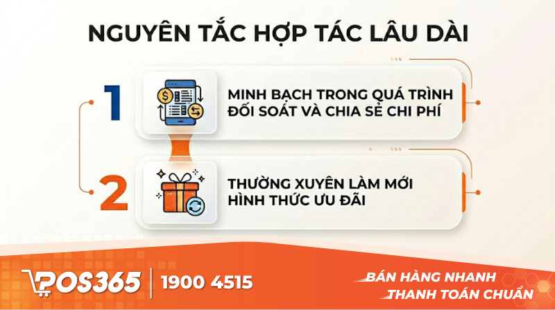 Nguyên tắc để duy trì mối quan hệ hợp tác lâu dài