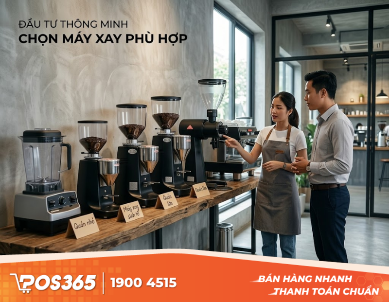 Bài toán đầu tư: Chọn máy xay nào cho mô hình quán của bạn?
