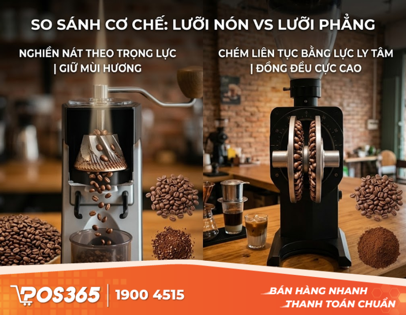 Nguyên lý cắt hạt của hai loại lưỡi dao