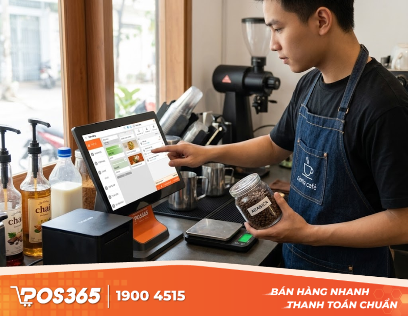 Ứng dụng phần mềm quản lý để kiểm soát nguyên liệu quán cafe hiệu quả