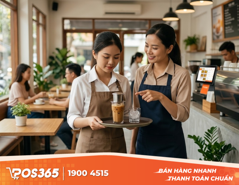 Kịch bản đào tạo nhân viên phục vụ quán cafe mới thạo việc chỉ trong 3 ngày
