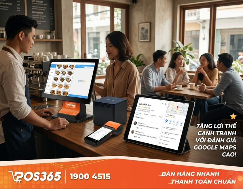 Lợi thế cạnh tranh từ lượt đ&aacute;nh gi&aacute; Google Maps đối với qu&aacute;n cafe