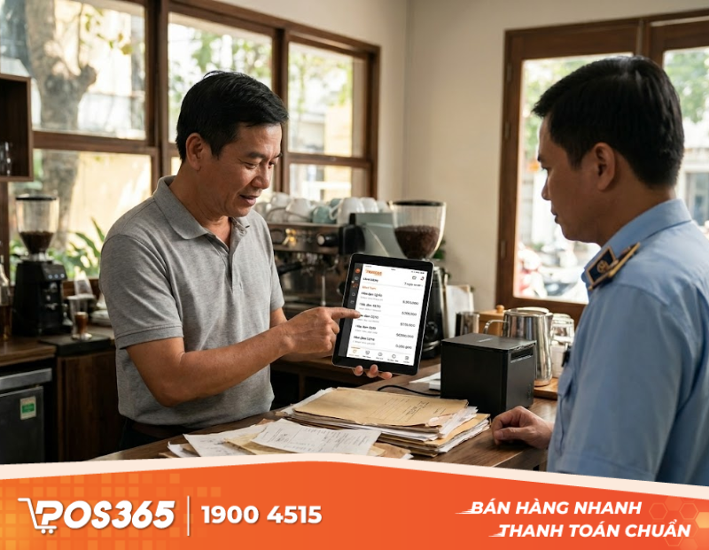 Số hóa chứng từ với POS365: Cứu cánh cho chủ quán khi kiểm tra đột xuất