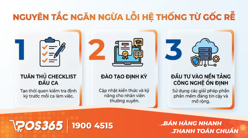 Nguyên tắc ngăn ngừa lỗi hệ thống từ gốc rễ