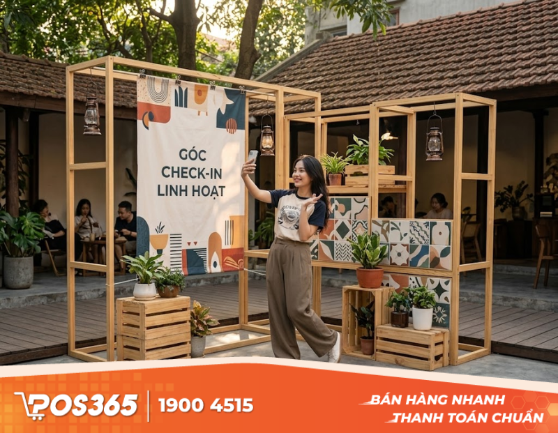 Nguyên tắc vàng giúp thiết kế góc check-in linh hoạt, dễ tháo lắp