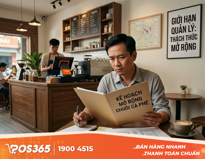 Giới hạn của Hộ kinh doanh khi quán cafe bắt đầu mở chuỗi