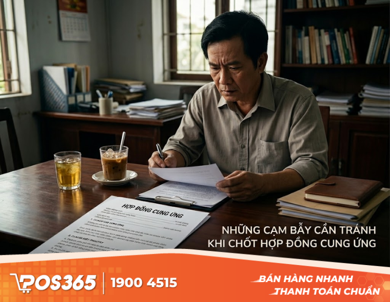Những cạm bẫy cần tr&aacute;nh khi chốt hợp đồng cung ứng