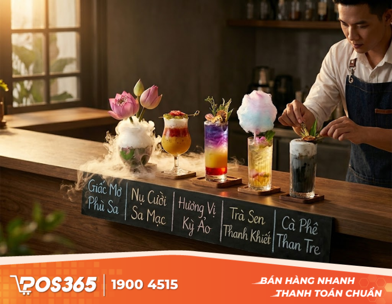Nghệ thuật đặt tên đồ uống quán cafe độc lạ, nghe là muốn thử