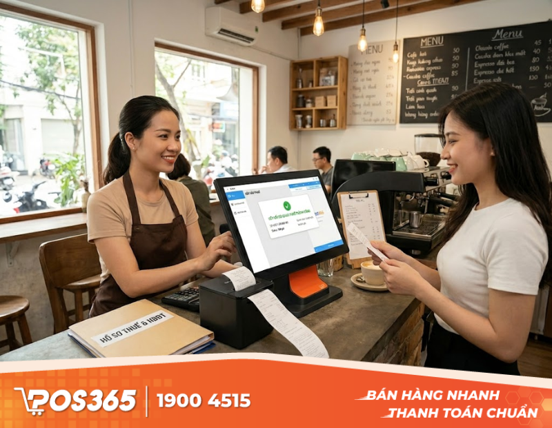 POS365 giải bài toán kết nối Thuế cho quán cafe như thế nào?