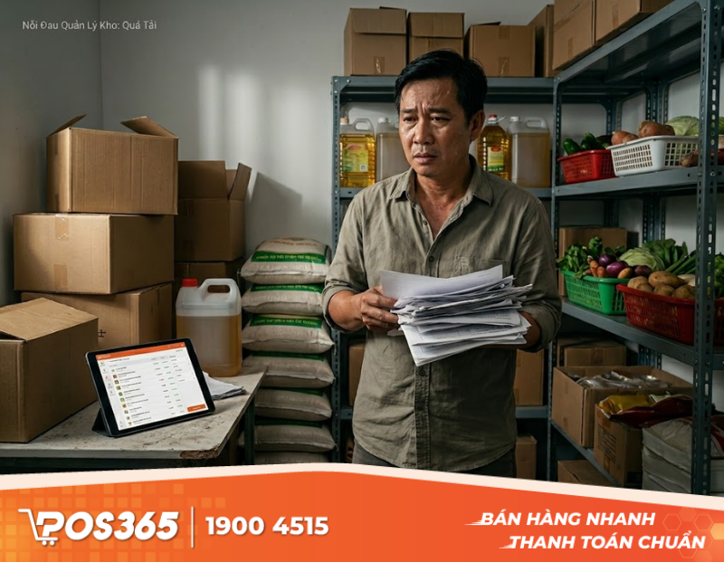 Nỗi đau ôm rơm rặm bụng khi quản lý kho nguyên vật liệu