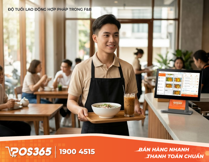 Độ tuổi lao động hợp pháp trong mô hình F&B