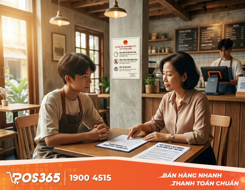 Quy định pháp lý khi thuê nhân viên part-time dưới 18 tuổi tại quán cafe