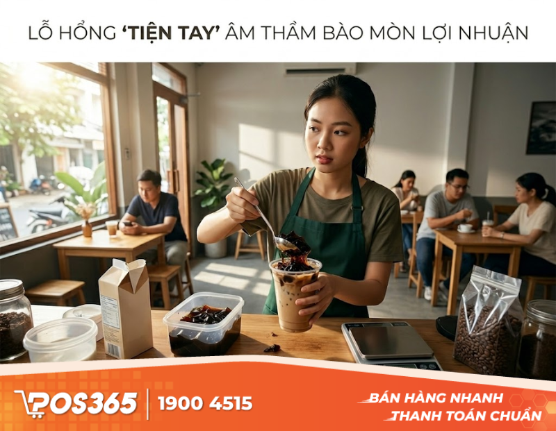 Lỗ hổng tiện tay khiến quán cafe hao hụt lợi nhuận mỗi ngày