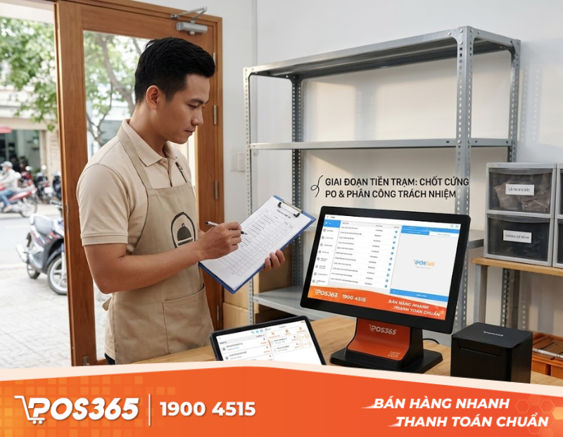 Chuẩn bị trước khi hàng tới (Giai đoạn tiền trạm)