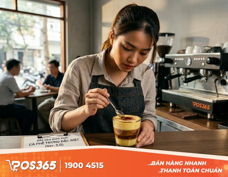 Quy trình test món mới cho quán cafe: Tránh rủi ro ế ẩm và hao hụt