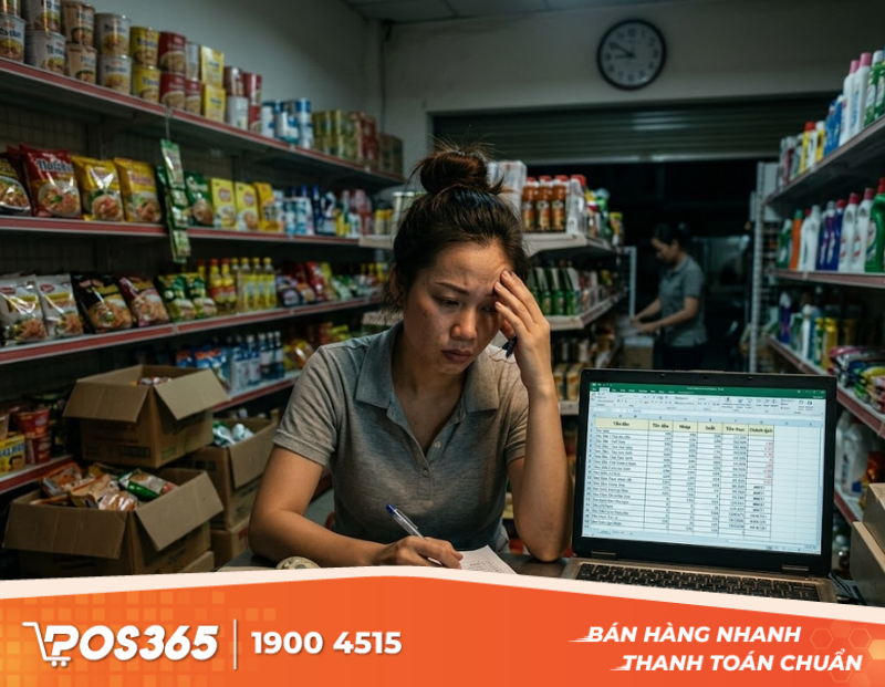 Nỗi ám ảnh mang tên kiểm kho bằng Excel mỗi cuối ngày