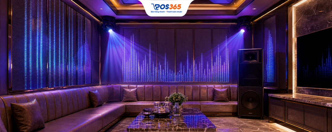 Thiết kế ánh sáng phòng karaoke theo cảm biến âm thanh hiện đại