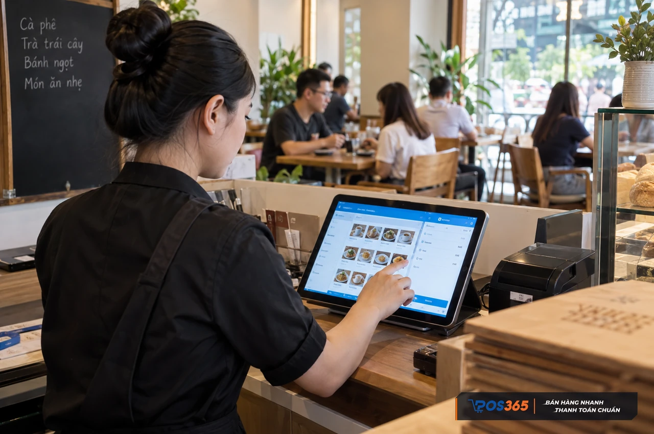 Bước 4 Đo lường chuyển đổi v&agrave; đồng bộ quản l&yacute; tại quầy