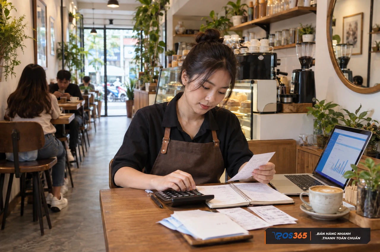 Decor quán cafe diện tích nhỏ hẹp dưới 40m2