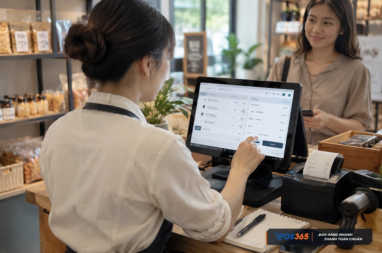 Quy trình 3 bước xuất hóa đơn 1 chạm trên phần mềm POS365