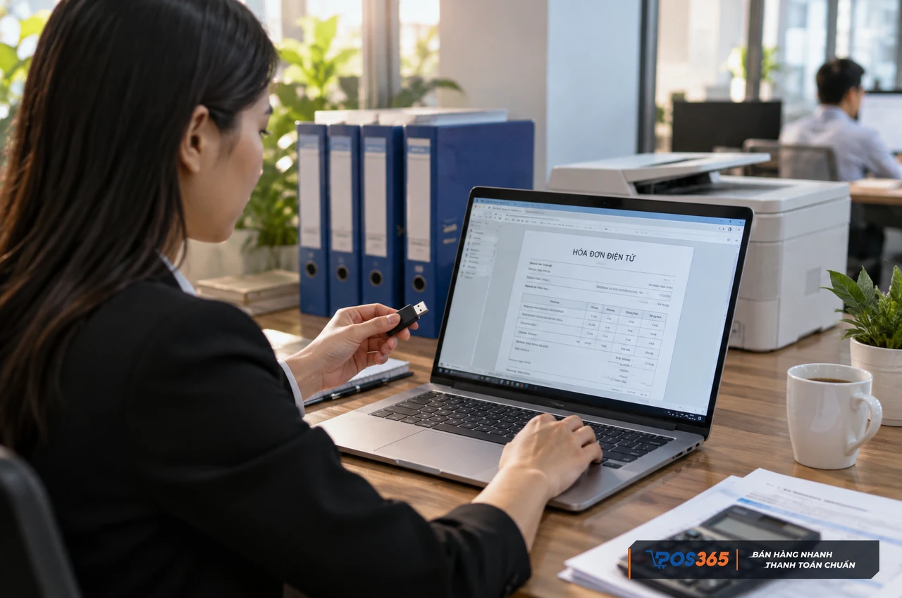 Trang bị chữ ký số hợp lệ và phần mềm hóa đơn điện tử
